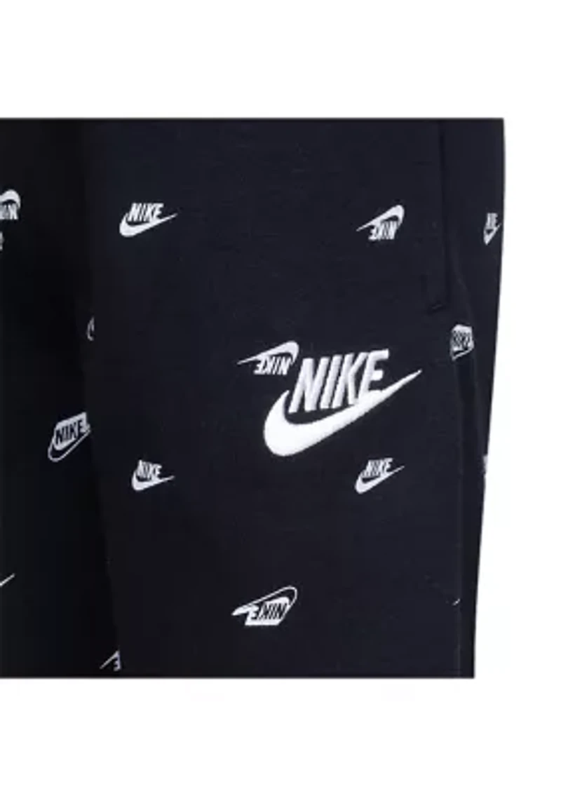 Boys 4-7 Club Allover Print Pants