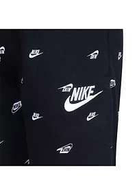 Boys 4-7 Club Allover Print Pants