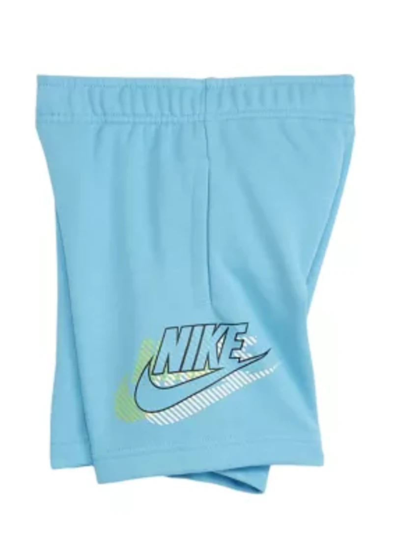 Boys 4-7 Logo Printed Shorts