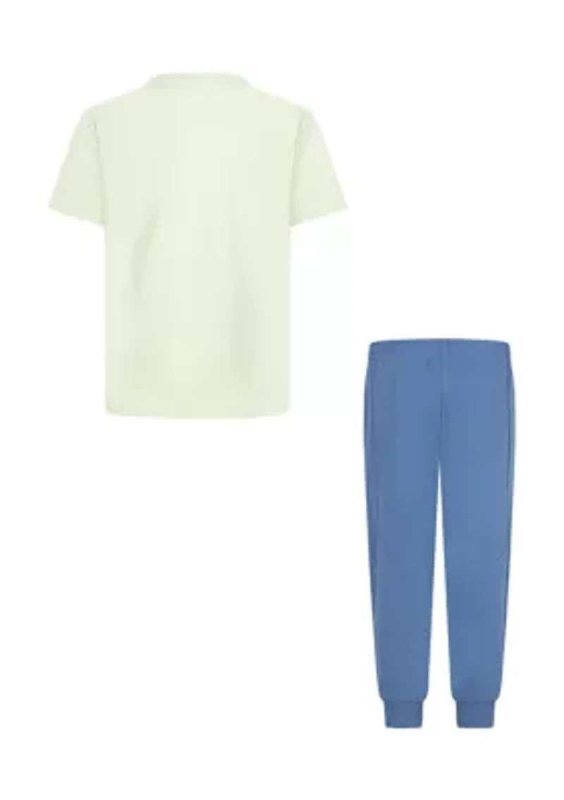 Boys 4-7 Short Sleeve Graphic T-Shirt and Solid Joggers Set