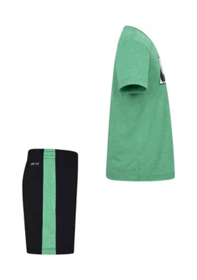 Boys 4-7 Dri Fit Interlock Shorts Set