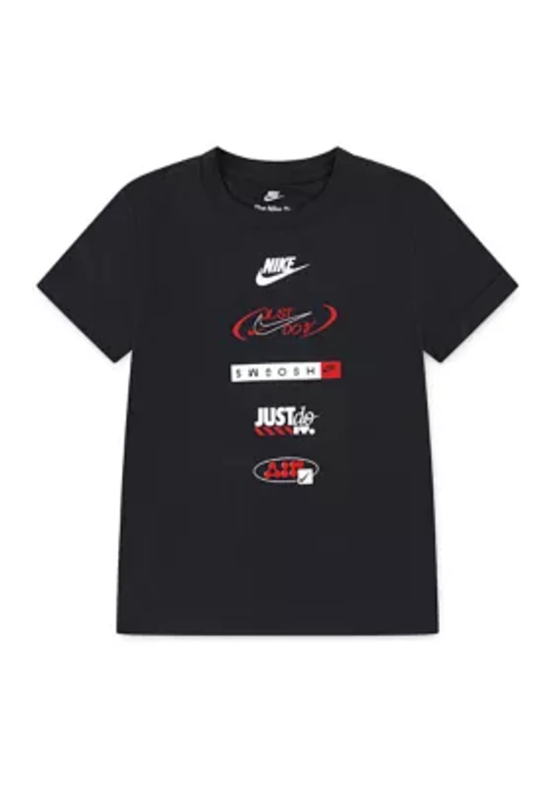 Boys 4-7 Multi Logo Graphic T-Shirt