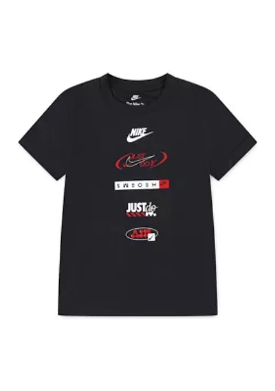 Boys 4-7 Multi Logo Graphic T-Shirt
