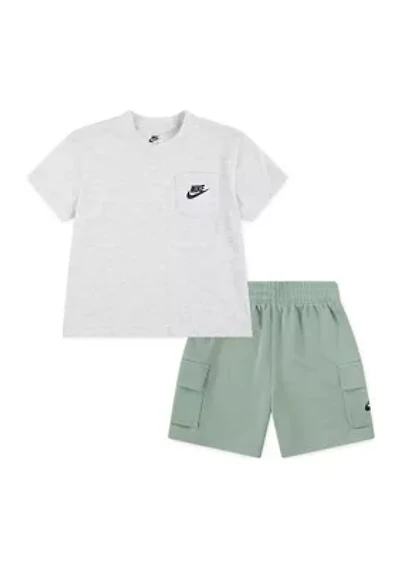 Boys 4-7 Pocket T-Shirt and Shorts Set