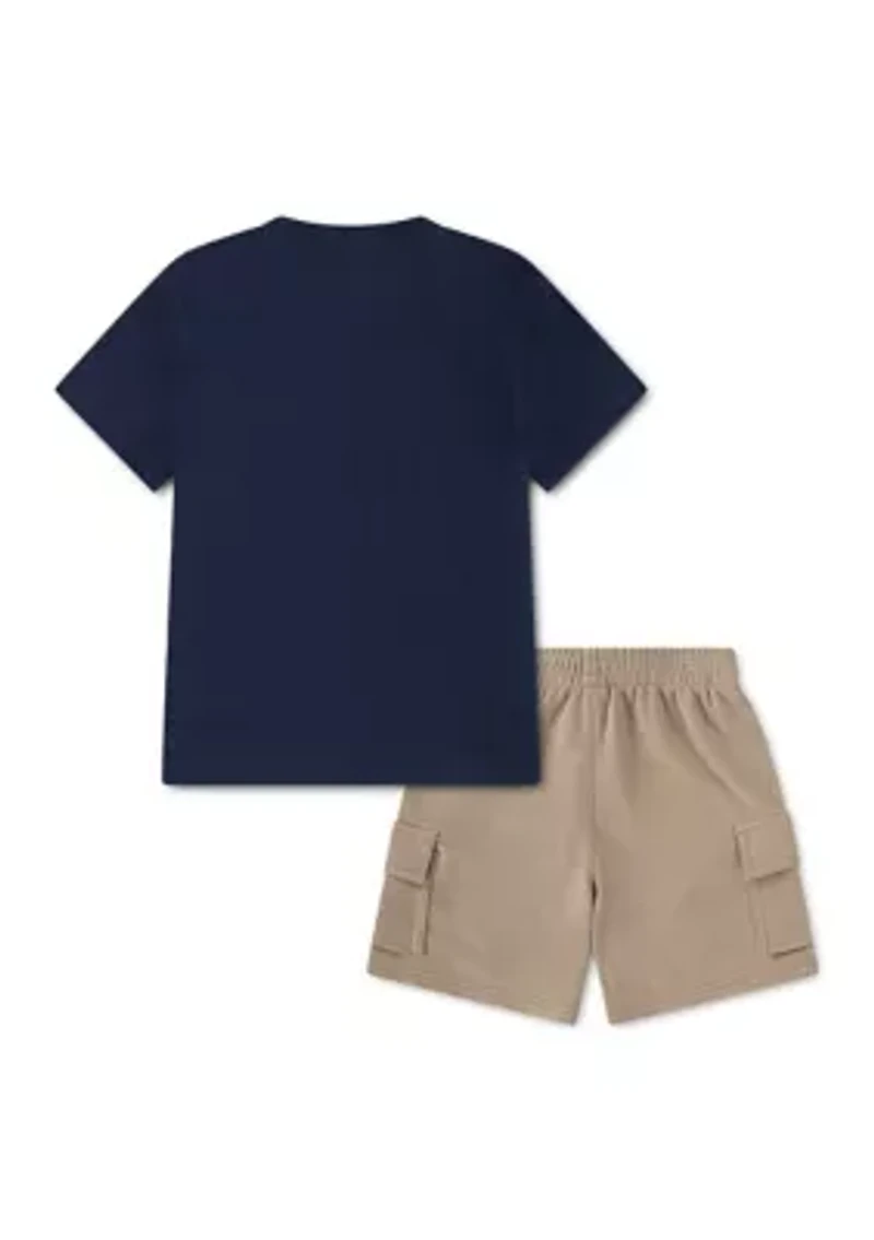 Boys 4-7 Pocket T-Shirt and Shorts Set