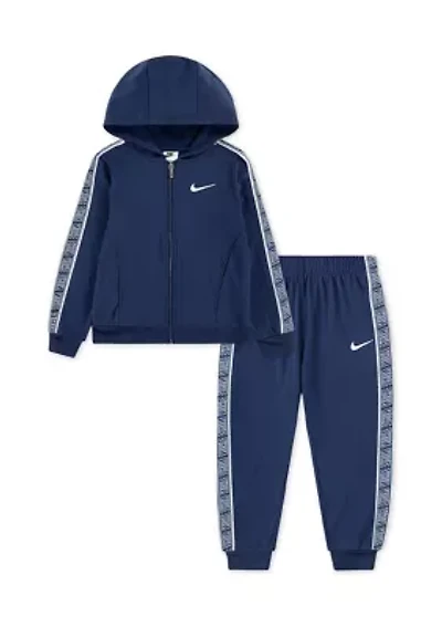 Boys 4-7 Hooded Zip Up Jacket and Jogger Pants Set