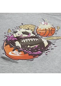 Boys 4-7 Long Sleeve Sports Graphic T-Shirt