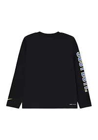 Boys 4-7 Football Long Sleeve Dri Fit T-Shirt
