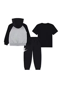Boys 4-7 Color Blocked Joggers Set