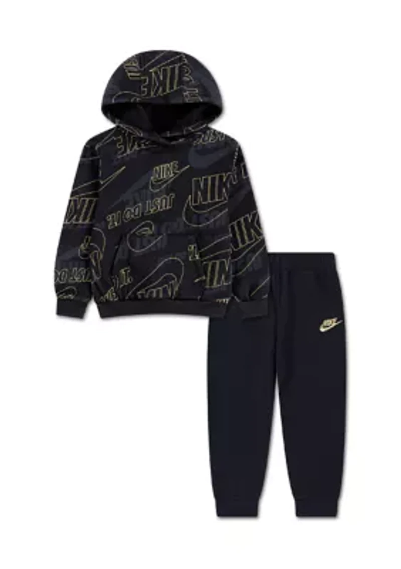 Boys 4-7 Fleece Hoodie Set