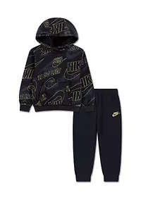 Boys 4-7 Fleece Hoodie Set