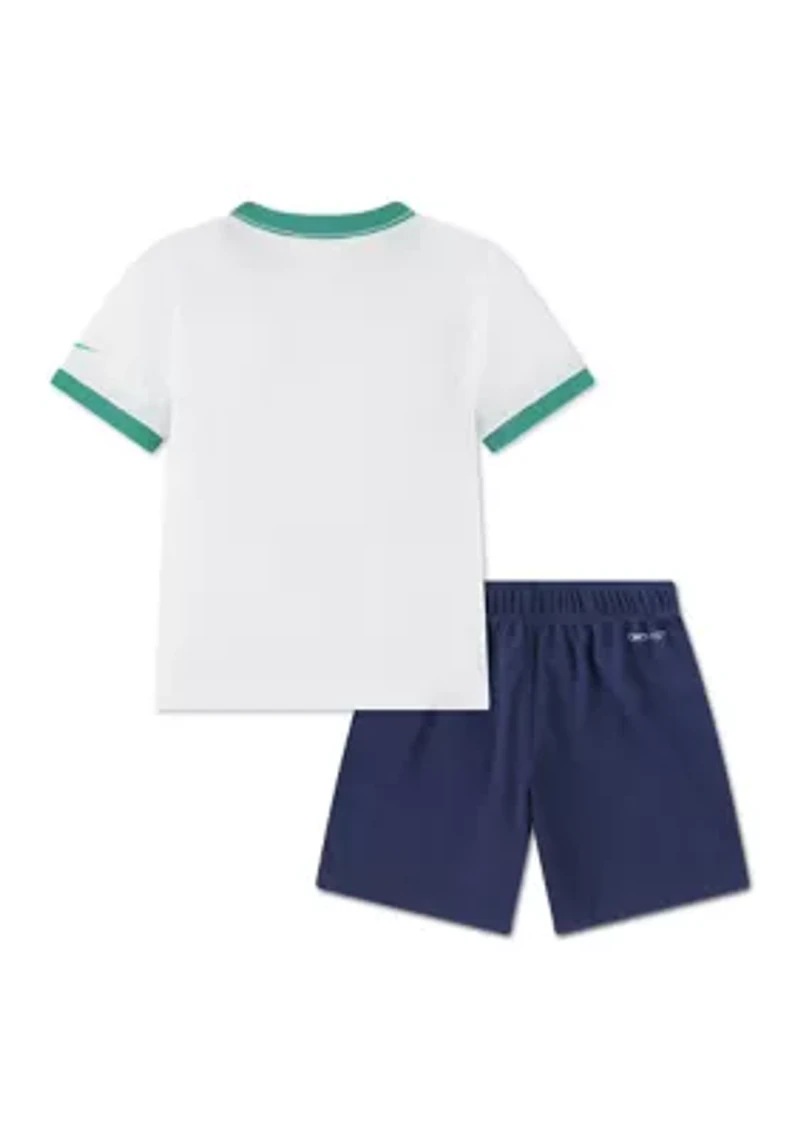 Boys 4-7 Jersey Drop Step Mesh Set