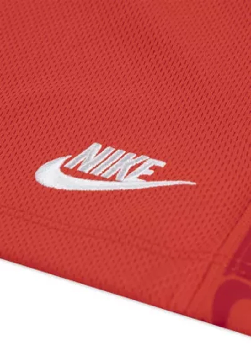 BOYS 4-7 Shirt and Shorts Mesh Set