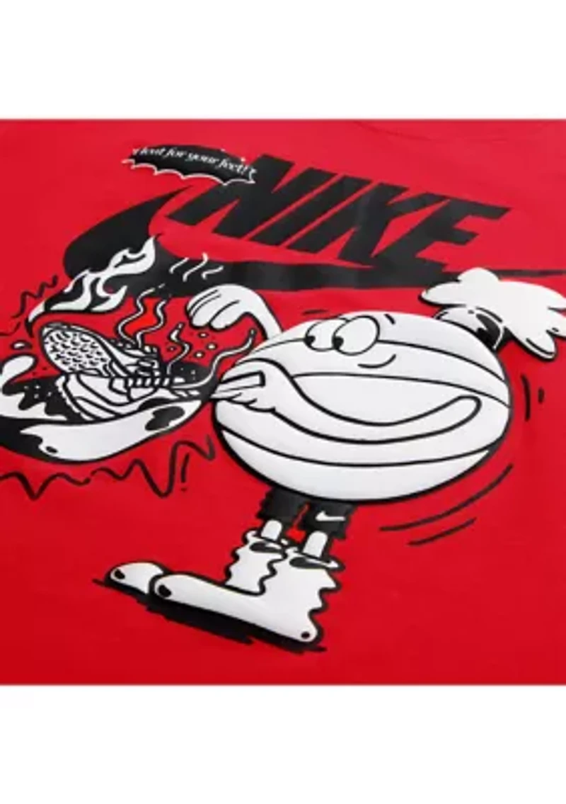 Boys 4-7 Basketball BBQ Grill Short Sleeve T-Shirt