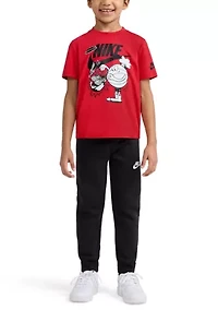 Boys 4-7 Basketball BBQ Grill Short Sleeve T-Shirt