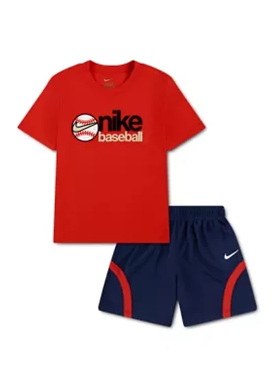 Boys 4-7 Graphic T-Shirt and Shorts Set