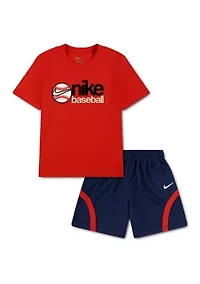 Boys 4-7 Graphic T-Shirt and Shorts Set