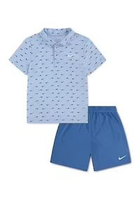 Boys 4-7 Polo Shirt and Shorts Set
