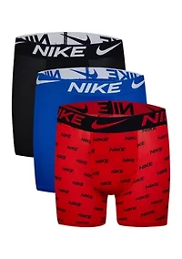 Boys 8-20 Printed 3-Pack Boxer Briefs