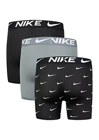 Boys 8-20 Printed 3-Pack Boxer Briefs