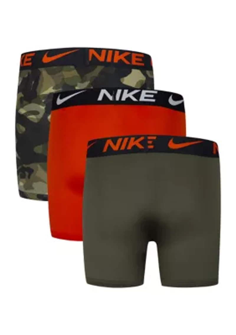 Boys 8-20 Printed 3-Pack Boxer Briefs