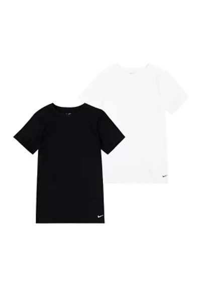 Boys 8-20 Crew Neck Undershirts - 2 Pack