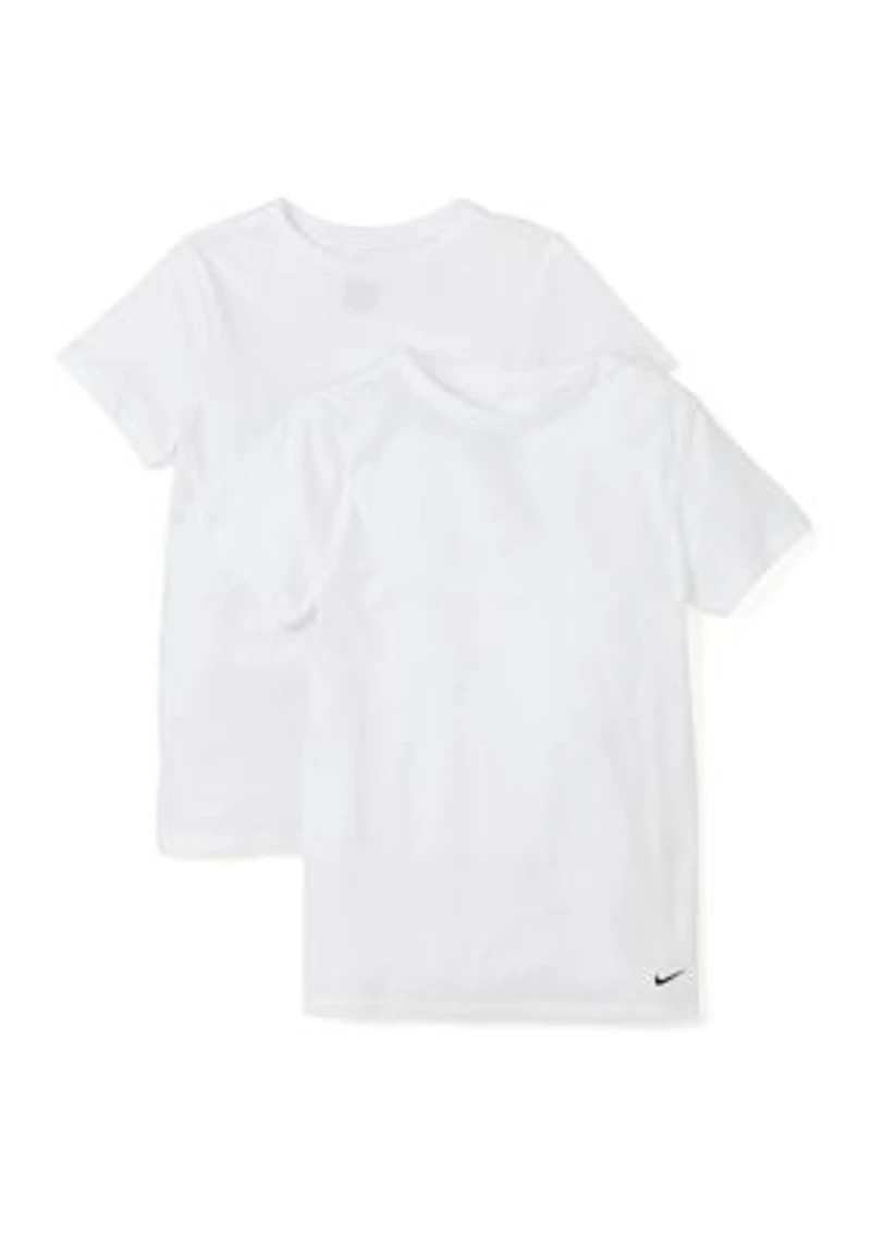 Boys 8-20 Crew Neck Undershirts - 2 Pack