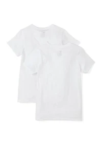 Boys 8-20 Crew Neck Undershirts - 2 Pack