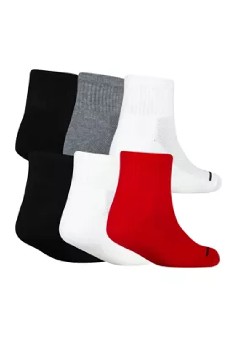 Boys Jordan Legend Ankle Socks - 6 Pack