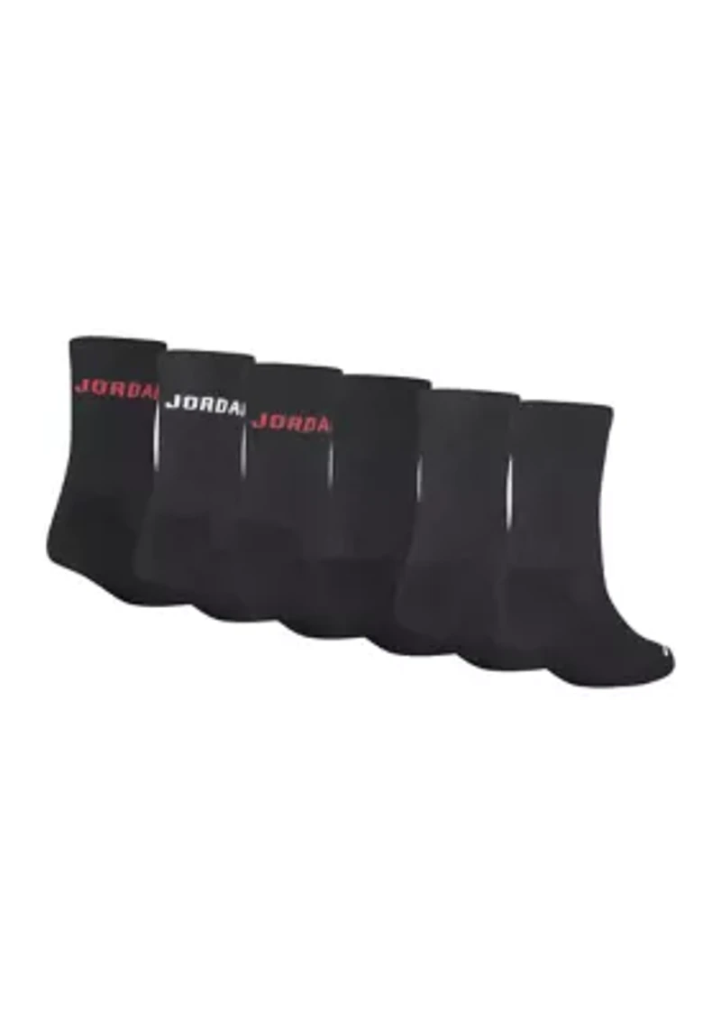 Boys Jordan Legend Ankle Socks - 6 Pack