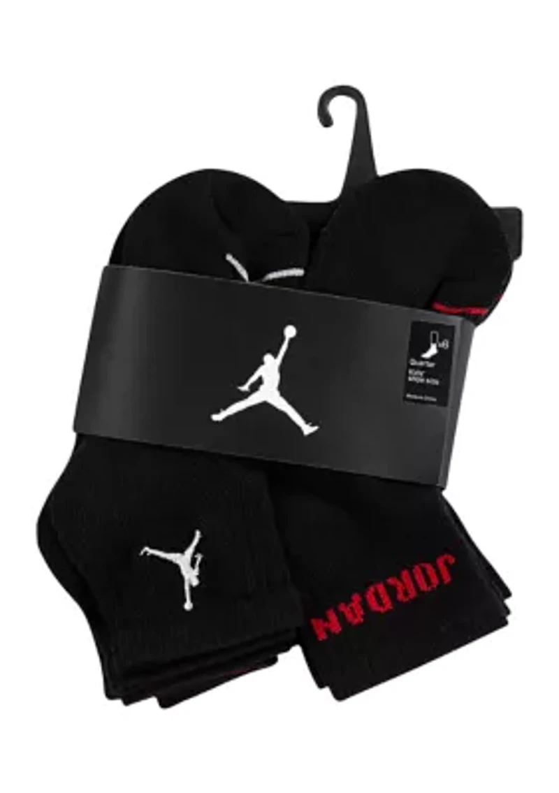 Boys Jordan Legend Ankle Socks - 6 Pack