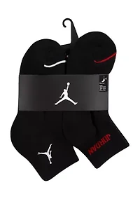 Boys Jordan Legend Ankle Socks - 6 Pack