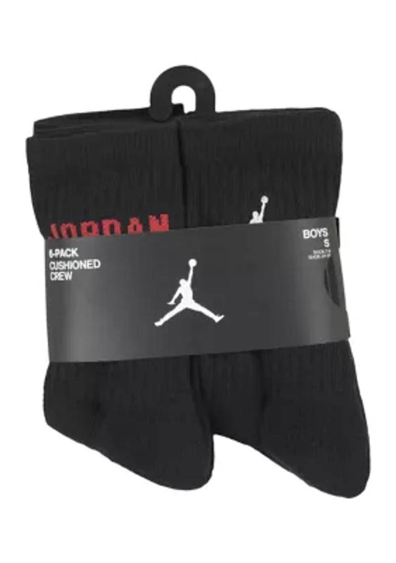 Boys Jordan Legend Ankle Socks - 6 Pack