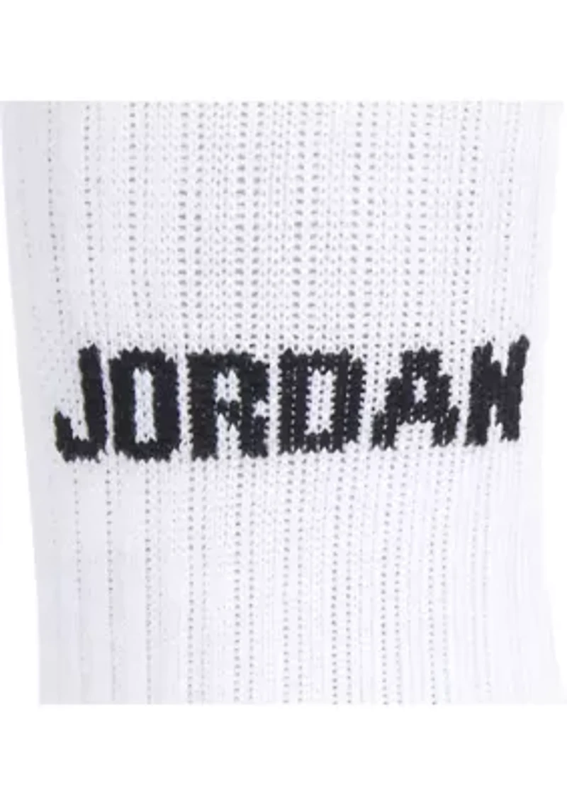 Boys Jordan Legend Crew Socks - 6 Pack