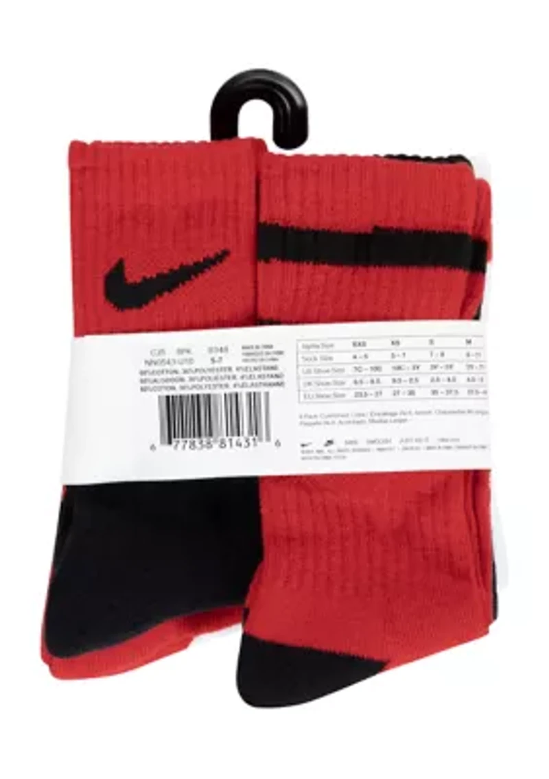 Boys 6-Pack Retro Crew Socks