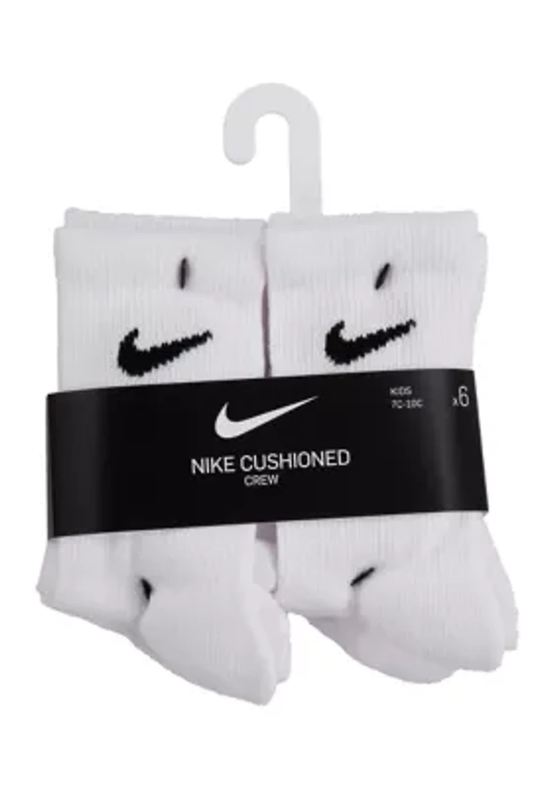 Boys 4-7 Mesh Cushion Crew Socks