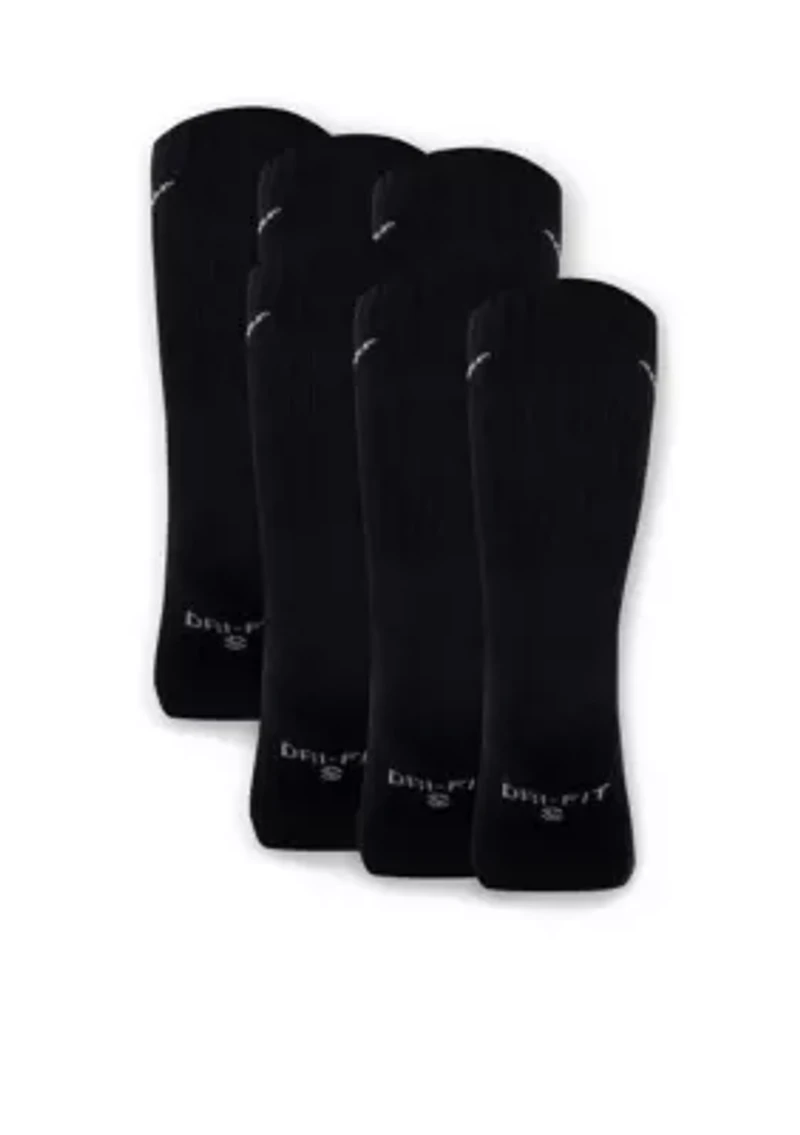 Boys 5-7 Dri-FIT Performance Basic Crew Socks 3-Pack