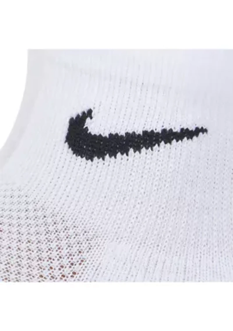Boys Mesh Cushion Ankle Socks - 6 Pack