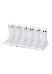 Boys 4-7 Mesh Cushion Crew Socks - 6 Pack