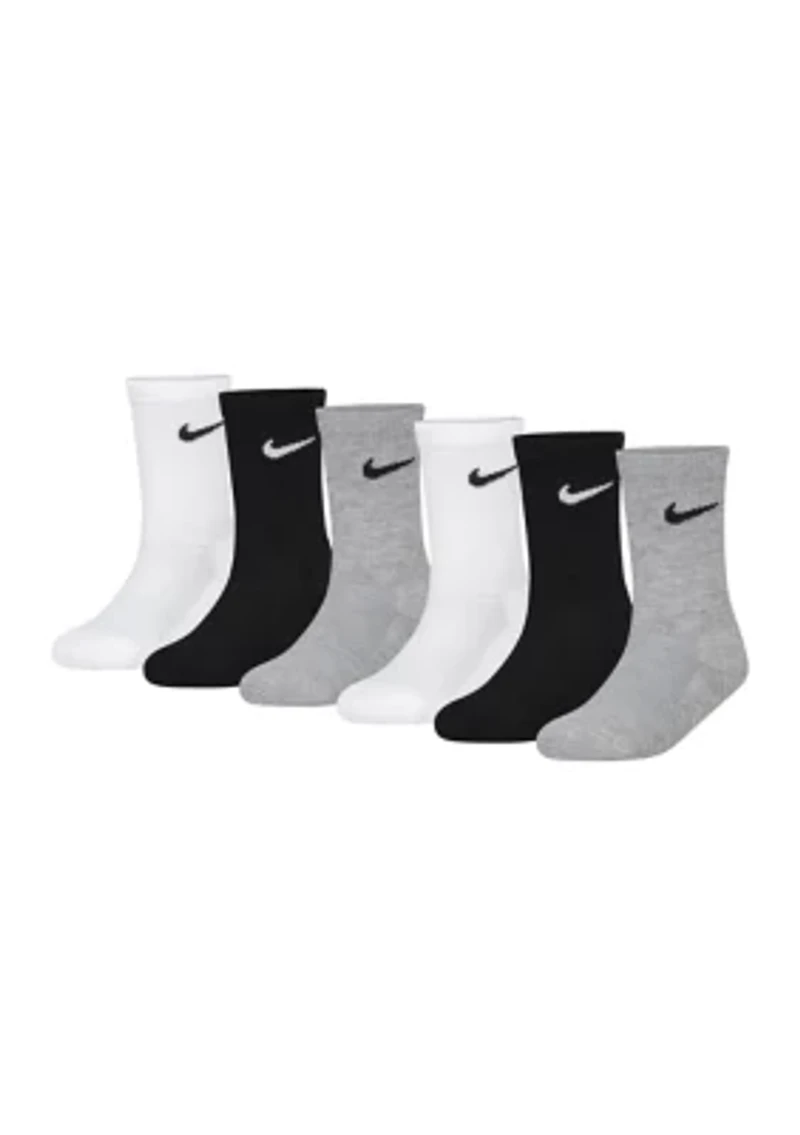 Boys 4-7 Mesh Cushion Crew Socks