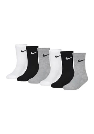 Boys 4-7 Mesh Cushion Crew Socks
