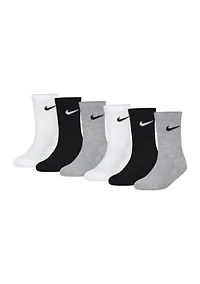 Boys 4-7 Mesh Cushion Crew Socks