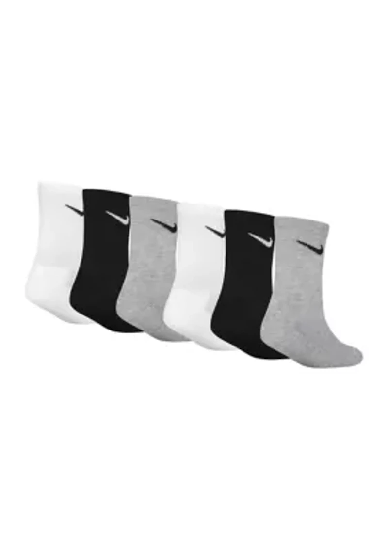 Boys 4-7 Mesh Cushion Crew Socks