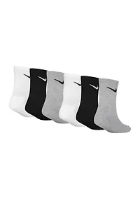 Boys 4-7 Mesh Cushion Crew Socks
