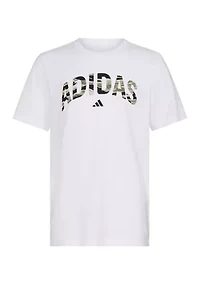 Boys 8-20 Short Sleeve Tiger Camo Stack T-Shirt