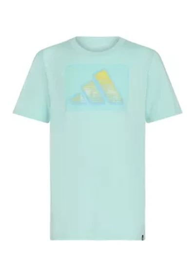 Boys 8-20 Short Sleeve Digital Distortion Logo Graphic T-Shirt