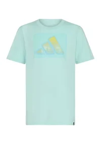 Boys 8-20 Short Sleeve Digital Distortion Logo Graphic T-Shirt