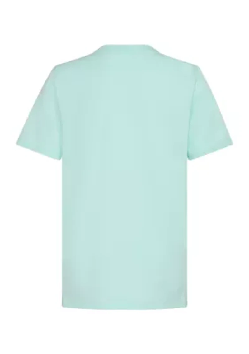 Boys 8-20 Short Sleeve Digital Distortion Logo Graphic T-Shirt