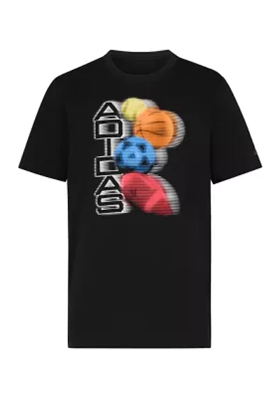Boys 8-20 Short Sleeve Distortion Multi Sport Graphic T-Shirt