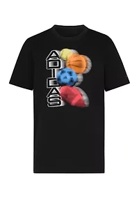 Boys 8-20 Short Sleeve Distortion Multi Sport Graphic T-Shirt